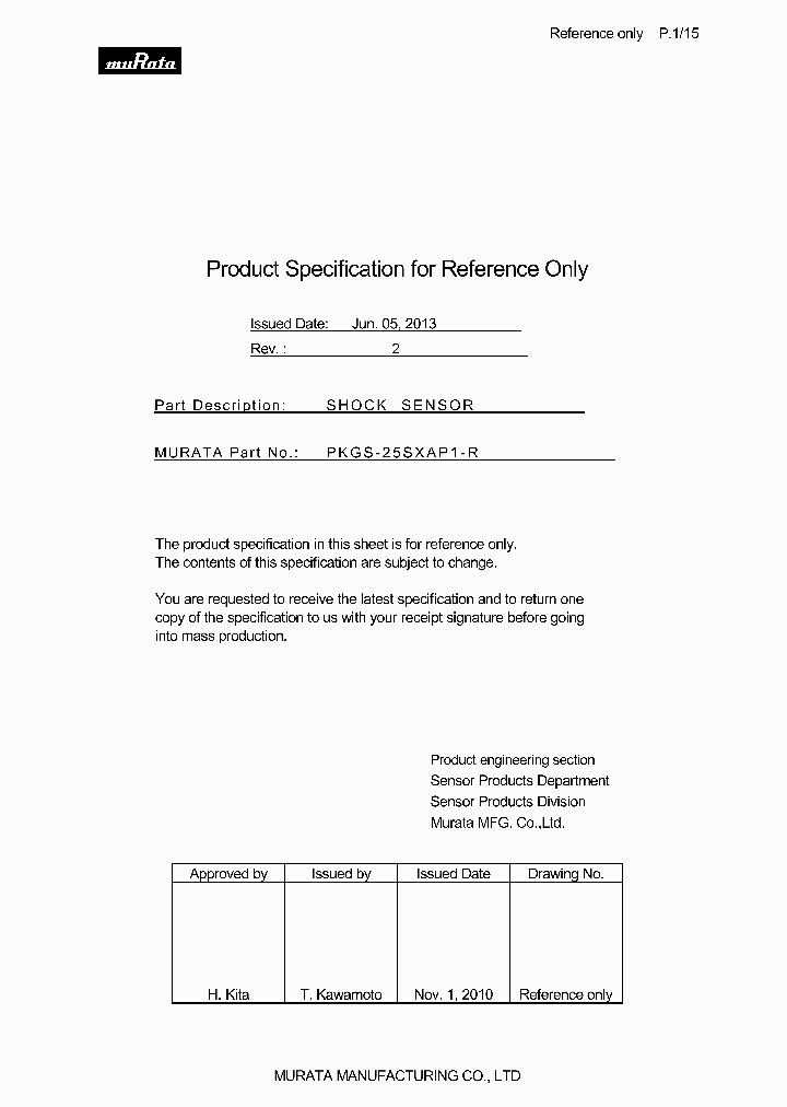 PKGS-SPEC-25SXAP1-EN_9014110.PDF Datasheet