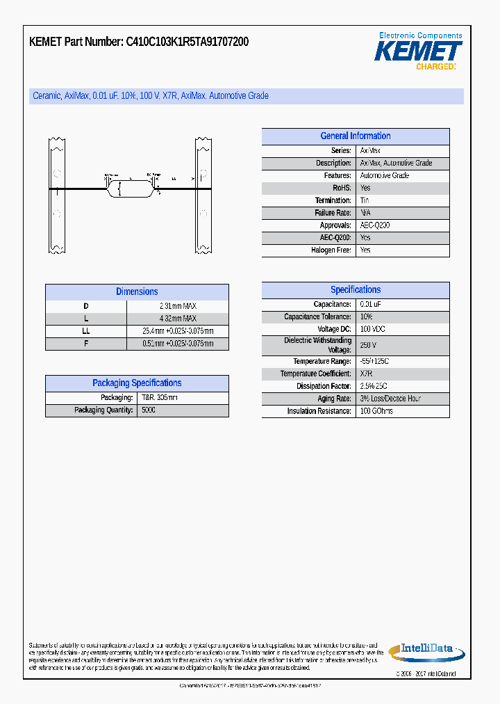 C410C103K1R5TA91707200_9014133.PDF Datasheet