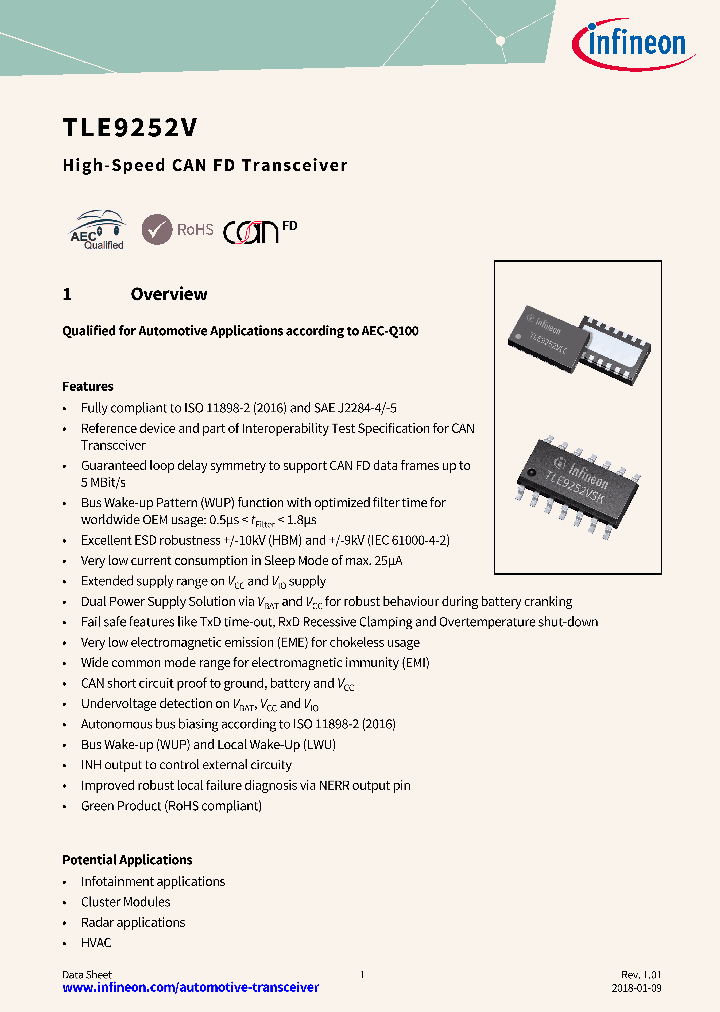 TLE9252V_9014628.PDF Datasheet