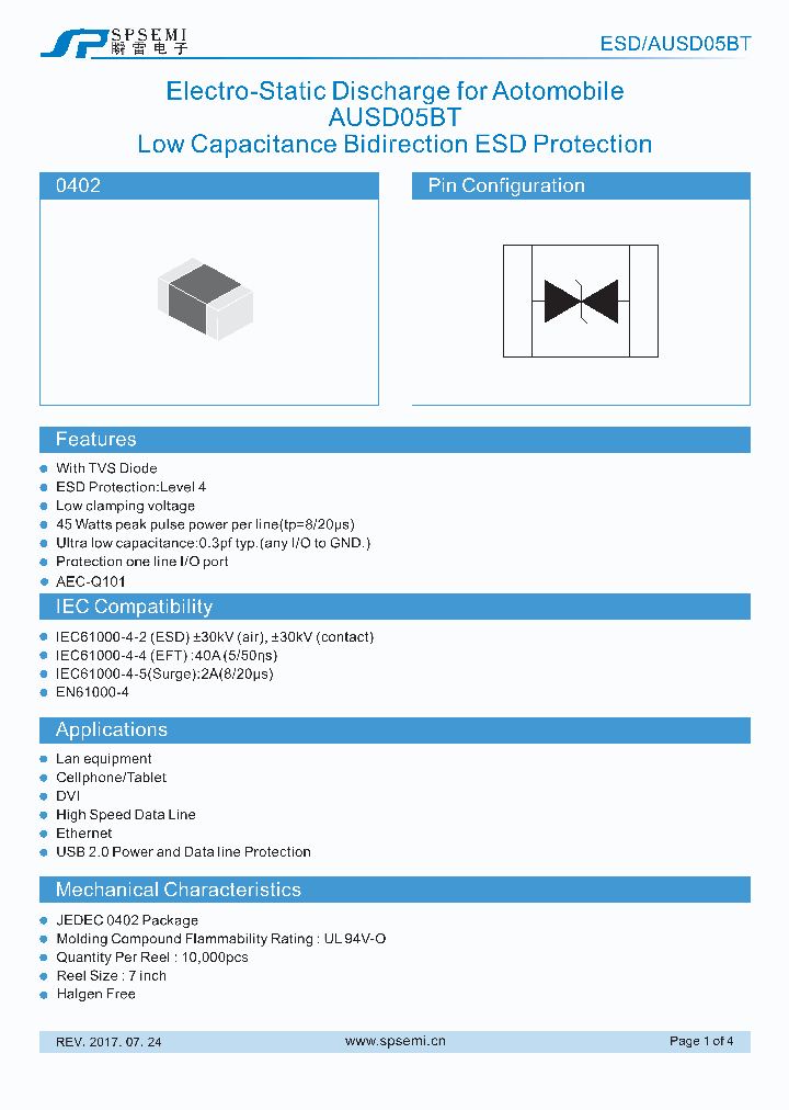 AUSD05BT_9014828.PDF Datasheet