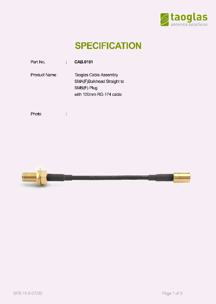 CAB0101_9015117.PDF Datasheet
