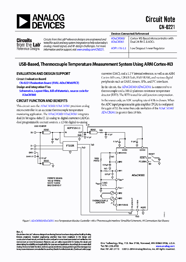 ADUCM360_9015217.PDF Datasheet