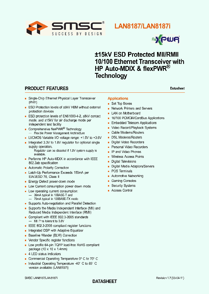 LAN8187_9015529.PDF Datasheet