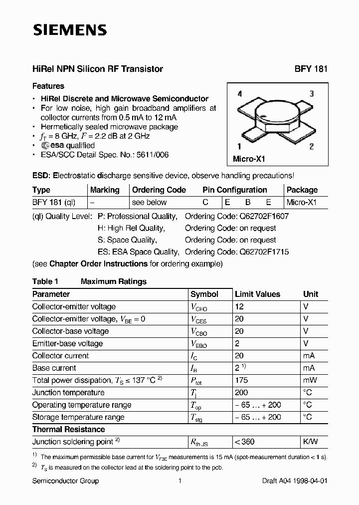 BFY181_9015700.PDF Datasheet