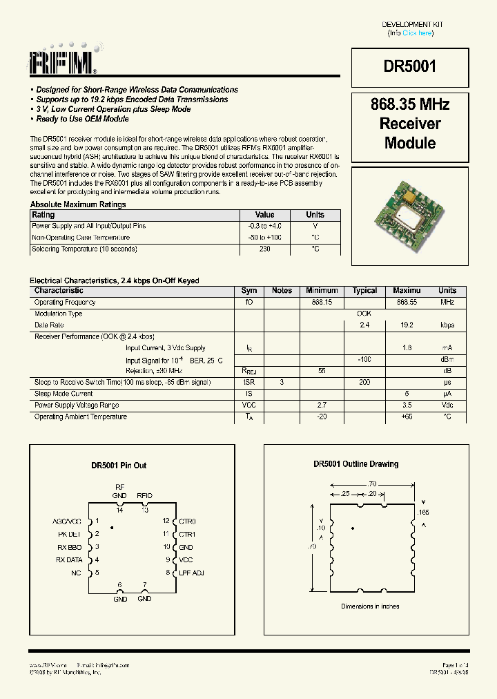 DR5001_9015798.PDF Datasheet