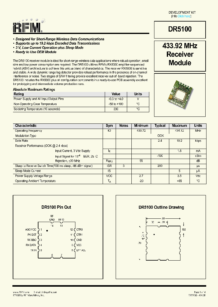 DR5100_9015799.PDF Datasheet