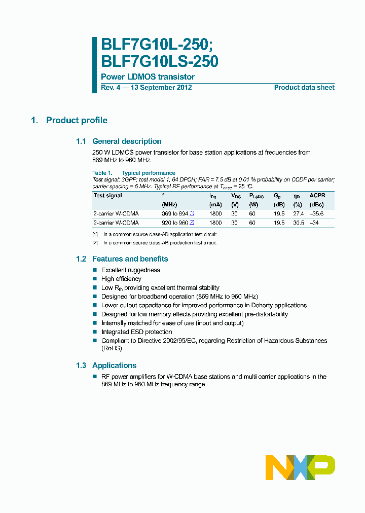 BLF7G10L-250-15_9015863.PDF Datasheet