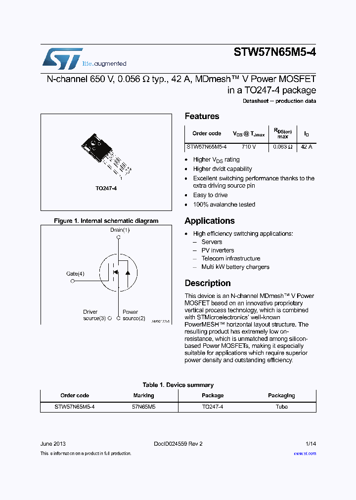 STW57N65M5-4_9015972.PDF Datasheet