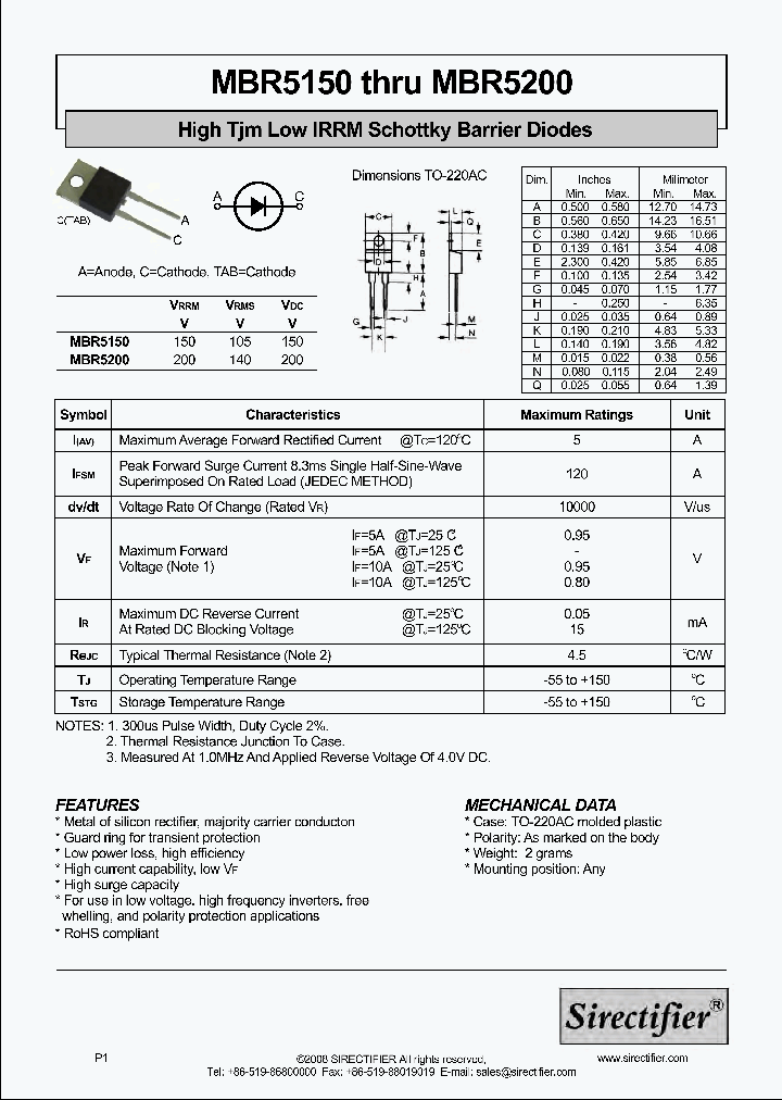 MBR5200_9015812.PDF Datasheet
