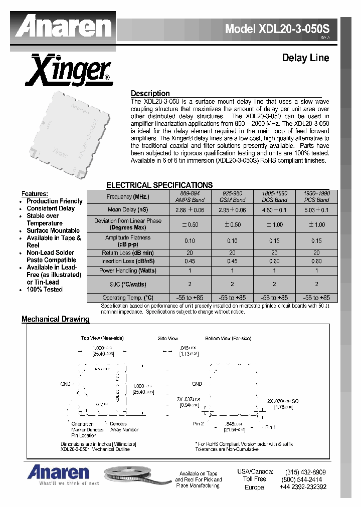 XDL20-3-050S_9015981.PDF Datasheet