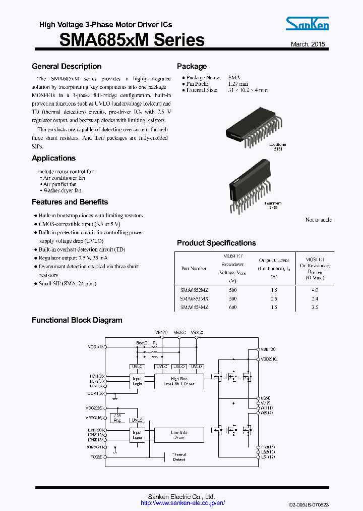 SMA6852MZ_9015902.PDF Datasheet