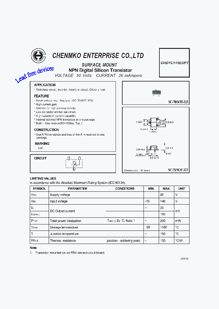 CHDTC115EUPT_9016205.PDF Datasheet
