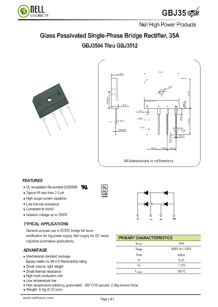GBJ35_9016507.PDF Datasheet