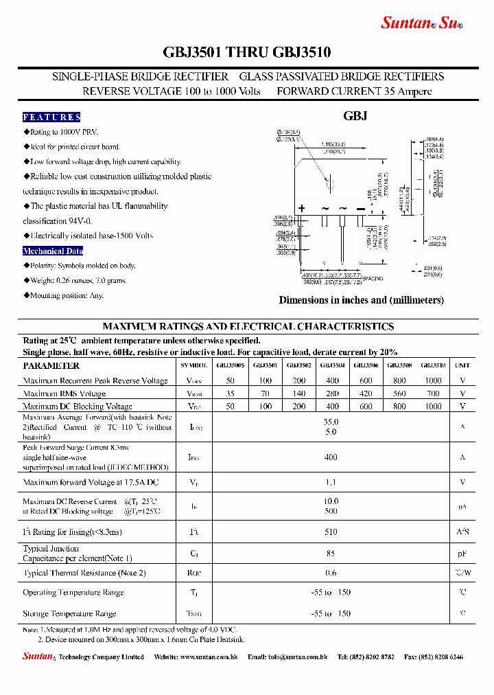 GBJ35005_9016515.PDF Datasheet