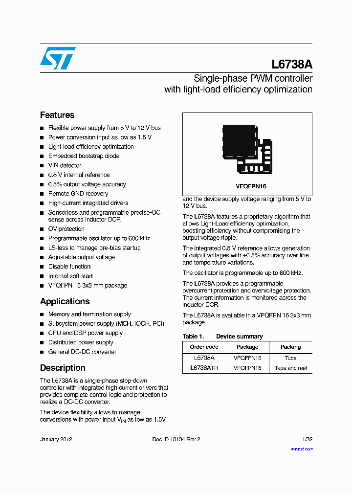L6738A_9016569.PDF Datasheet