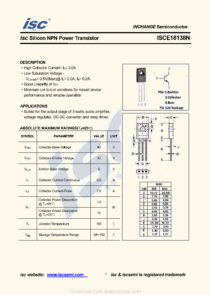 ISCE18138N_9016690.PDF Datasheet