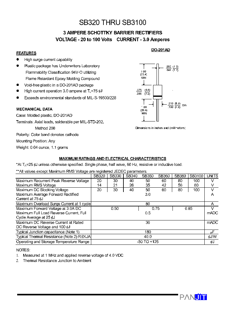 SB350_9016722.PDF Datasheet