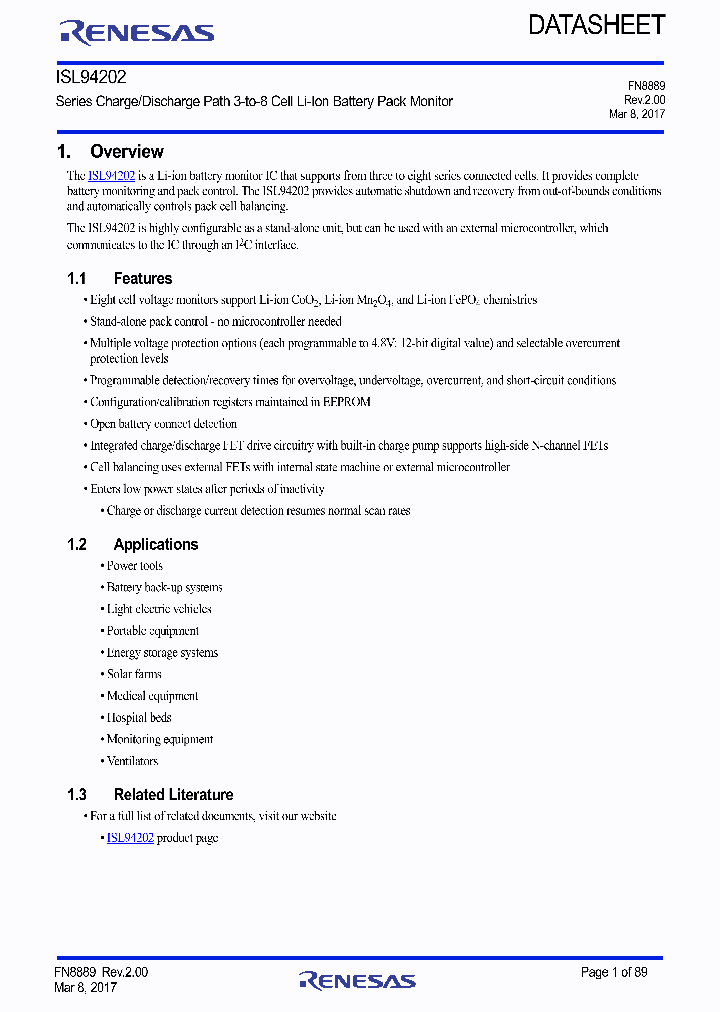 ISL94202EVKIT1Z_9016750.PDF Datasheet