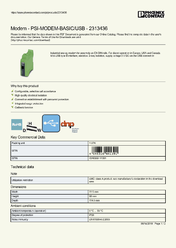 PSI-MODEM-BASIC_9016823.PDF Datasheet