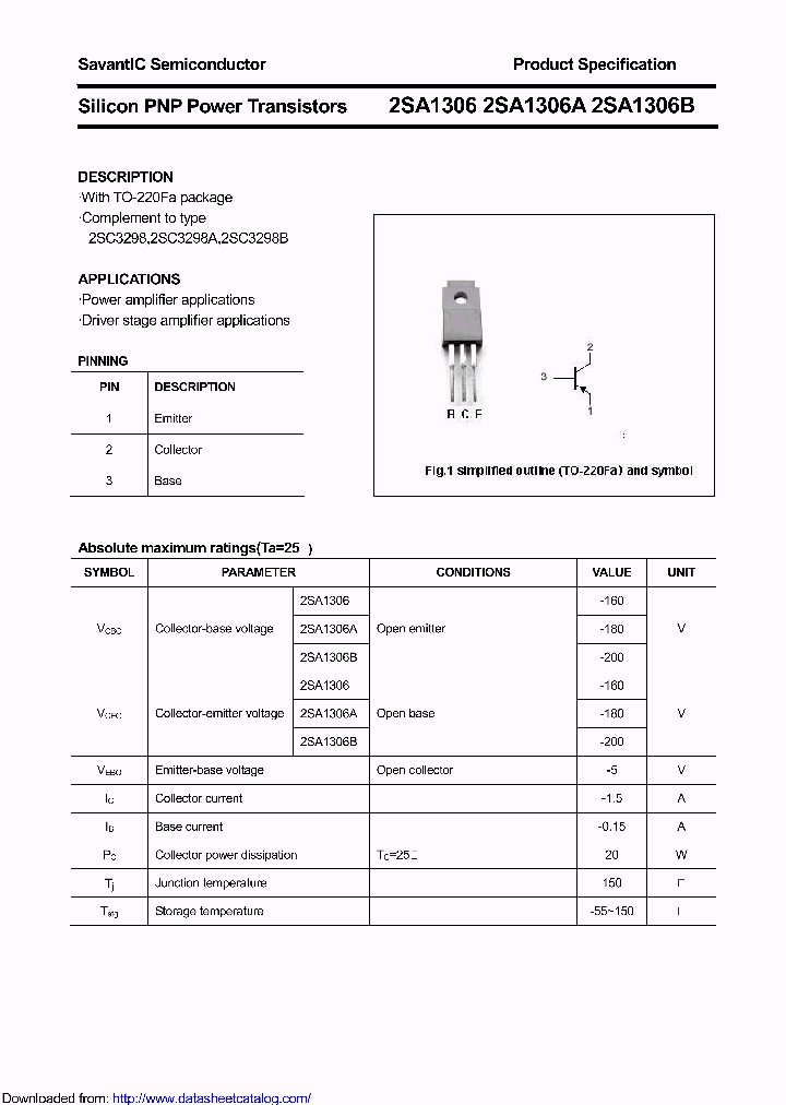 2SA1306A_9016981.PDF Datasheet