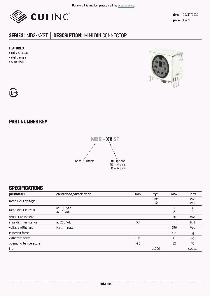 MD2-XXST_9016947.PDF Datasheet