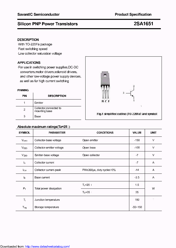 2SA1651_9016988.PDF Datasheet