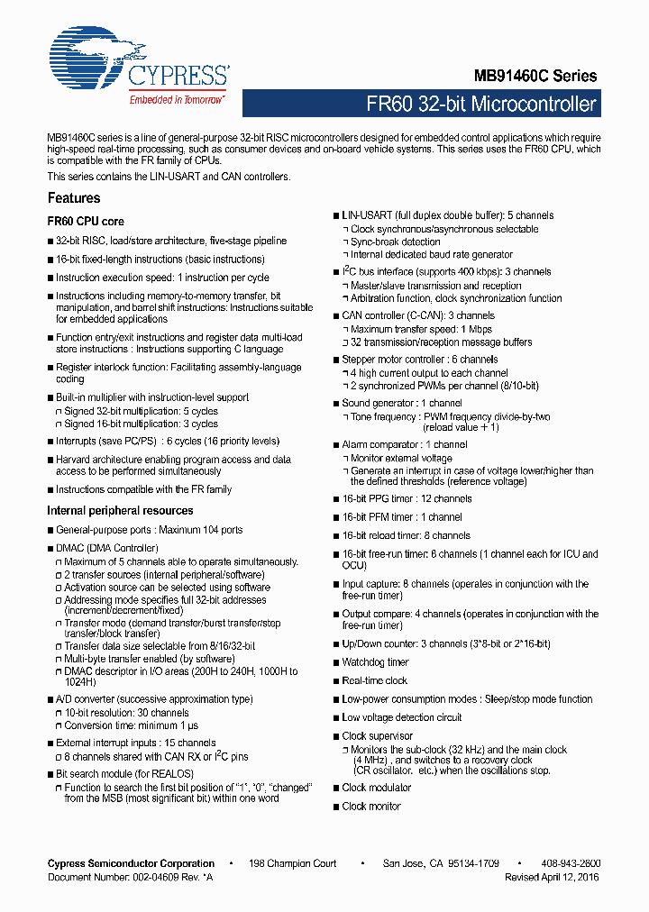 MB91F463CAPMC-GSE2_9017016.PDF Datasheet