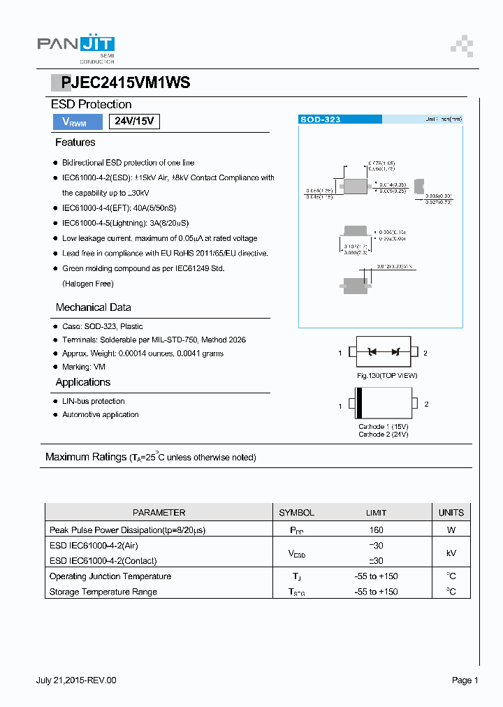 PJEC2415VM1WS_9017125.PDF Datasheet