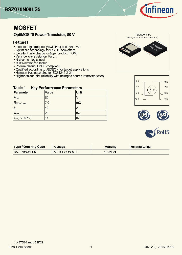 BSZ070N08LS5_9017202.PDF Datasheet