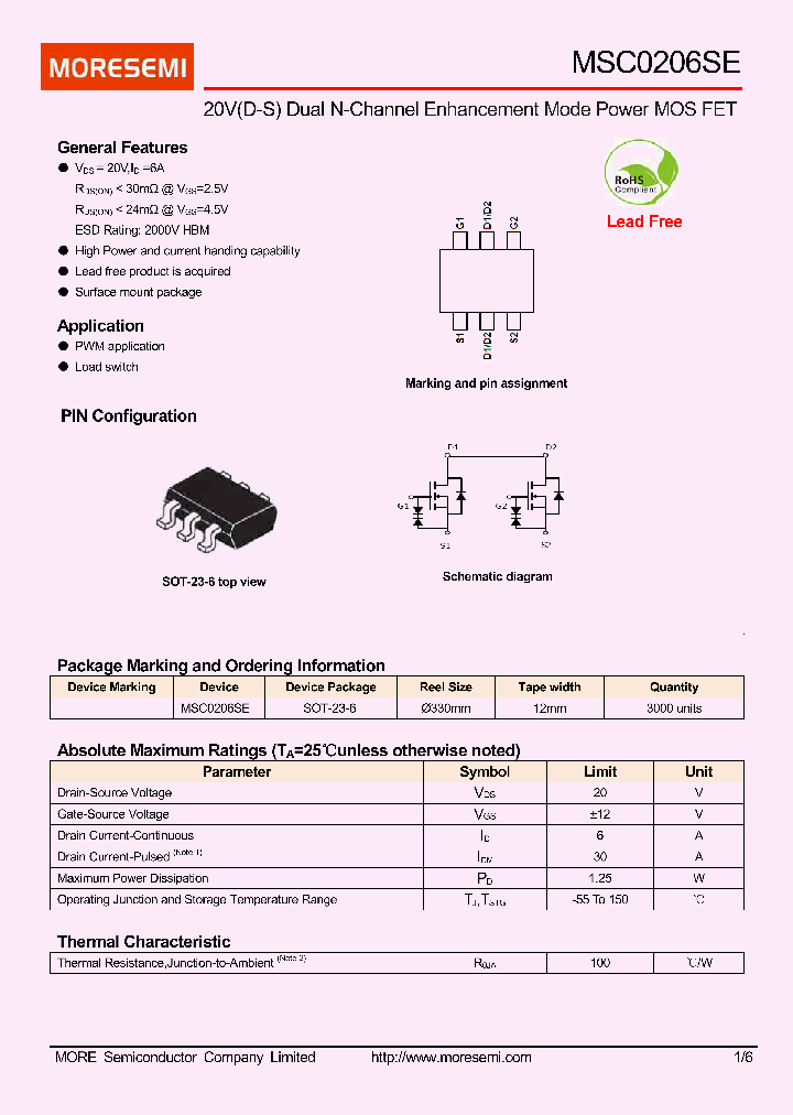 MSC0206SE_9017397.PDF Datasheet