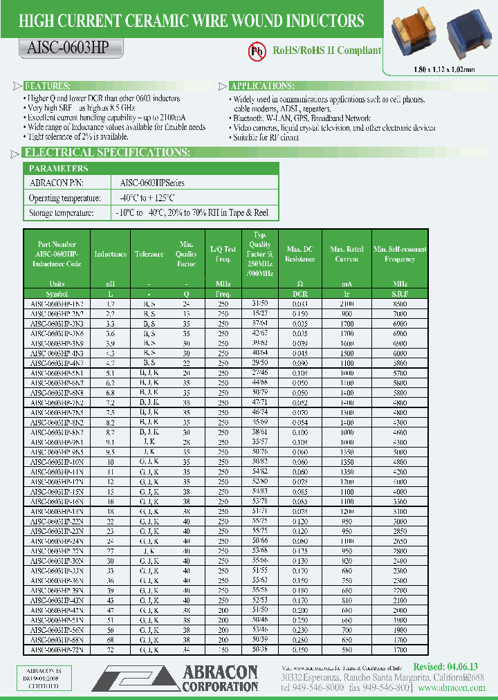 AISC-0603HP-72N_9017573.PDF Datasheet