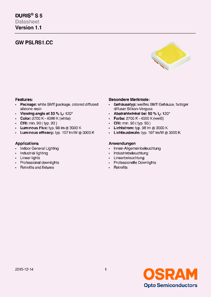 GWPSLRS1CC_9017692.PDF Datasheet