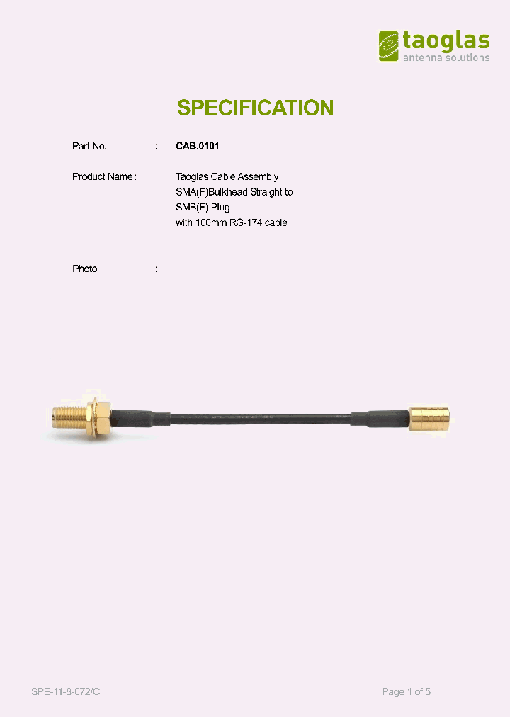 CAB0101_9018113.PDF Datasheet