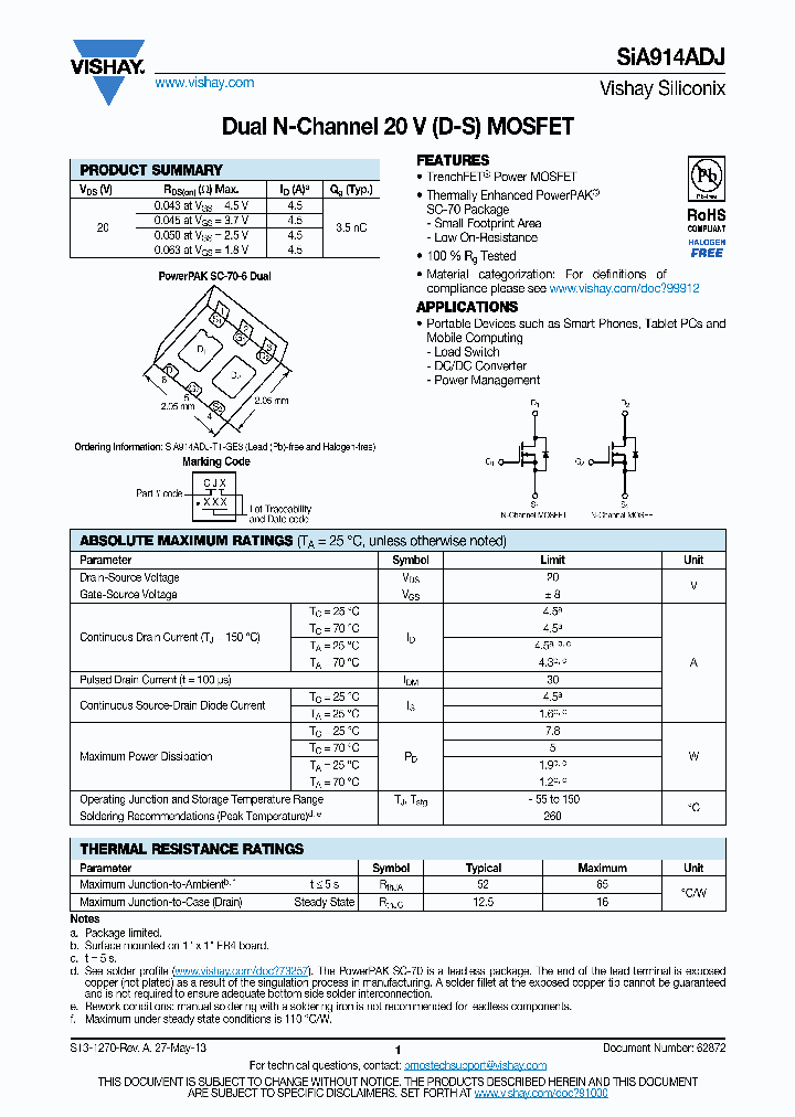 SIA914ADJ_9018450.PDF Datasheet