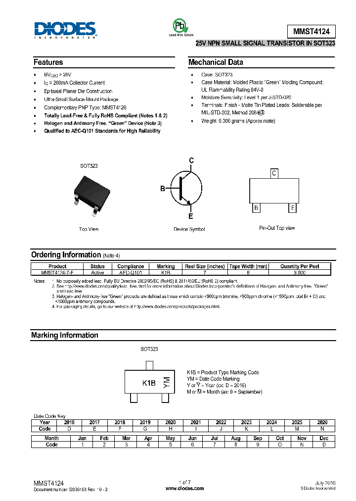 MMST4124_9018475.PDF Datasheet