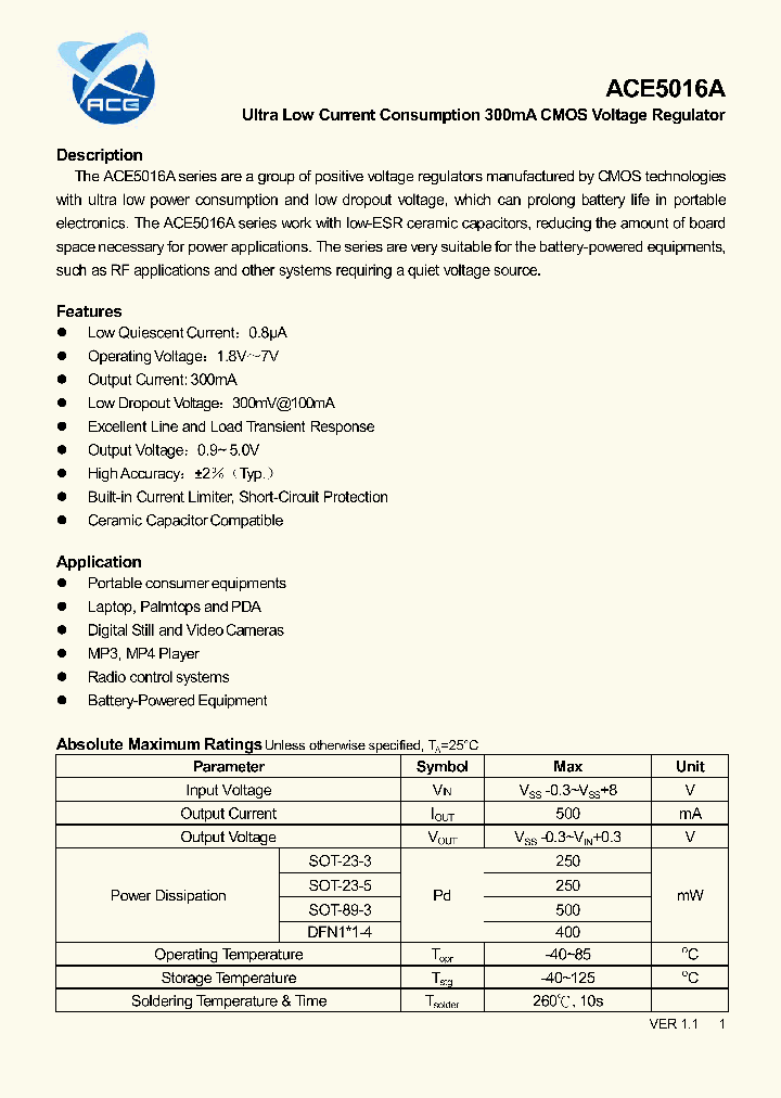 ACE5016AB9INH_9018532.PDF Datasheet