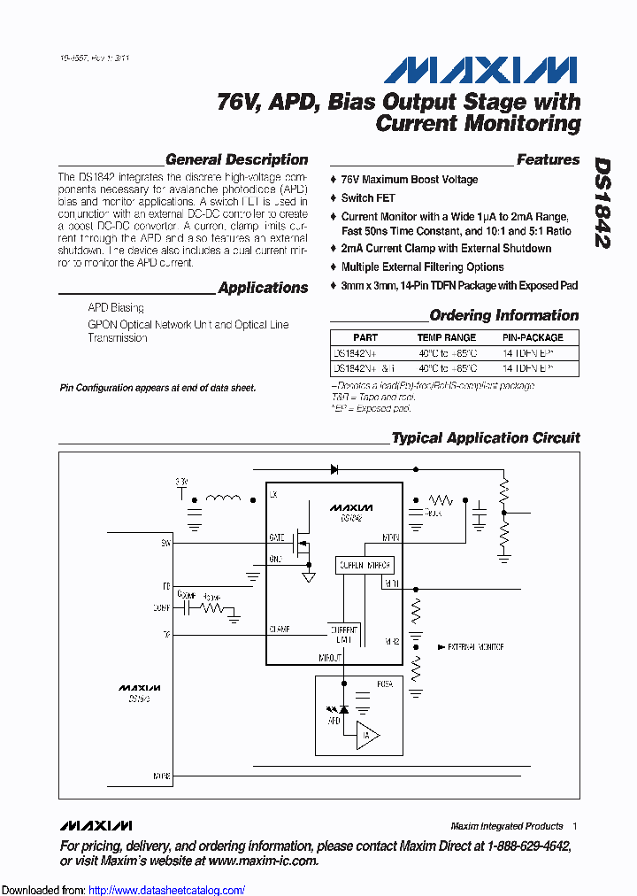 DS1842_9018636.PDF Datasheet