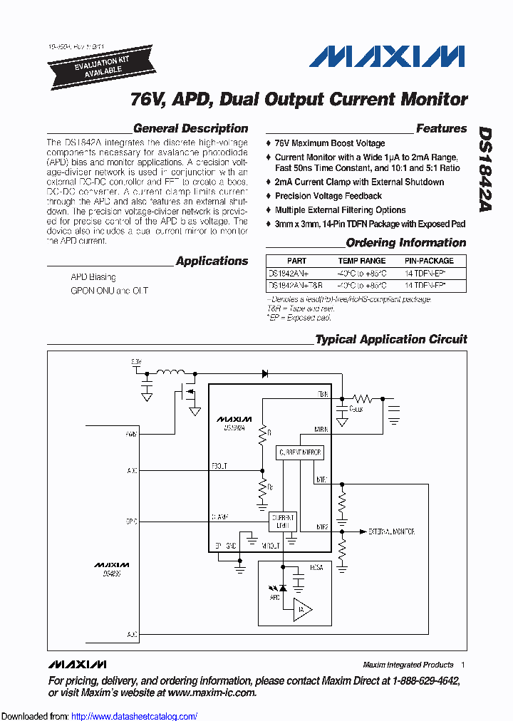 DS1842A_9018637.PDF Datasheet