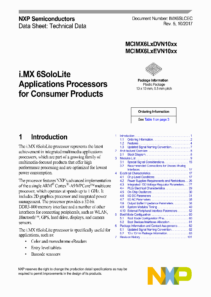 IMX6SLCEC_9018651.PDF Datasheet