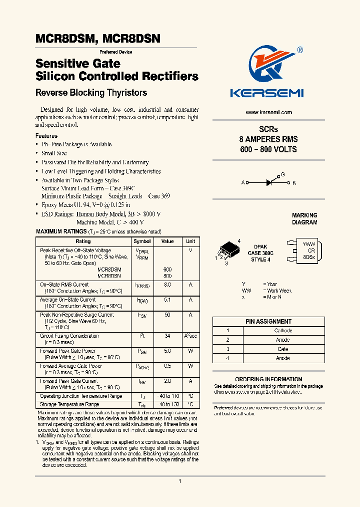 MCR8DSMT4G_9018790.PDF Datasheet