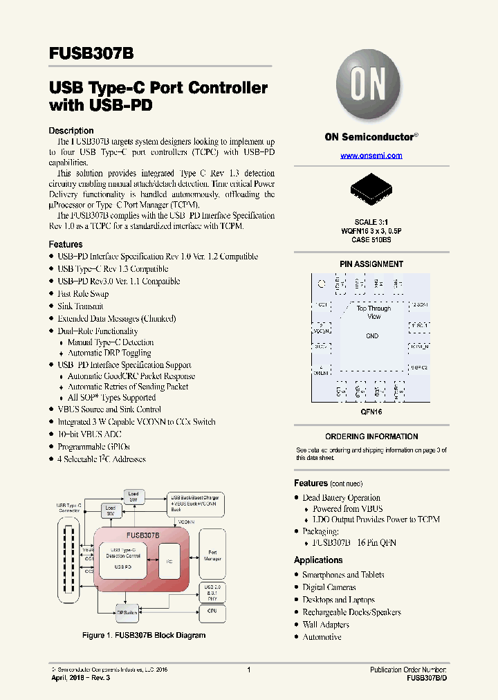 FUSB307B_9018945.PDF Datasheet