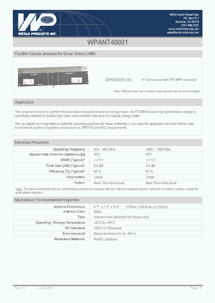 WPANT40001-SC1_9018953.PDF Datasheet