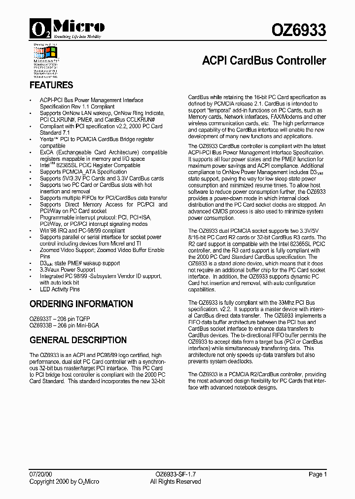 OZ6933B_9019193.PDF Datasheet