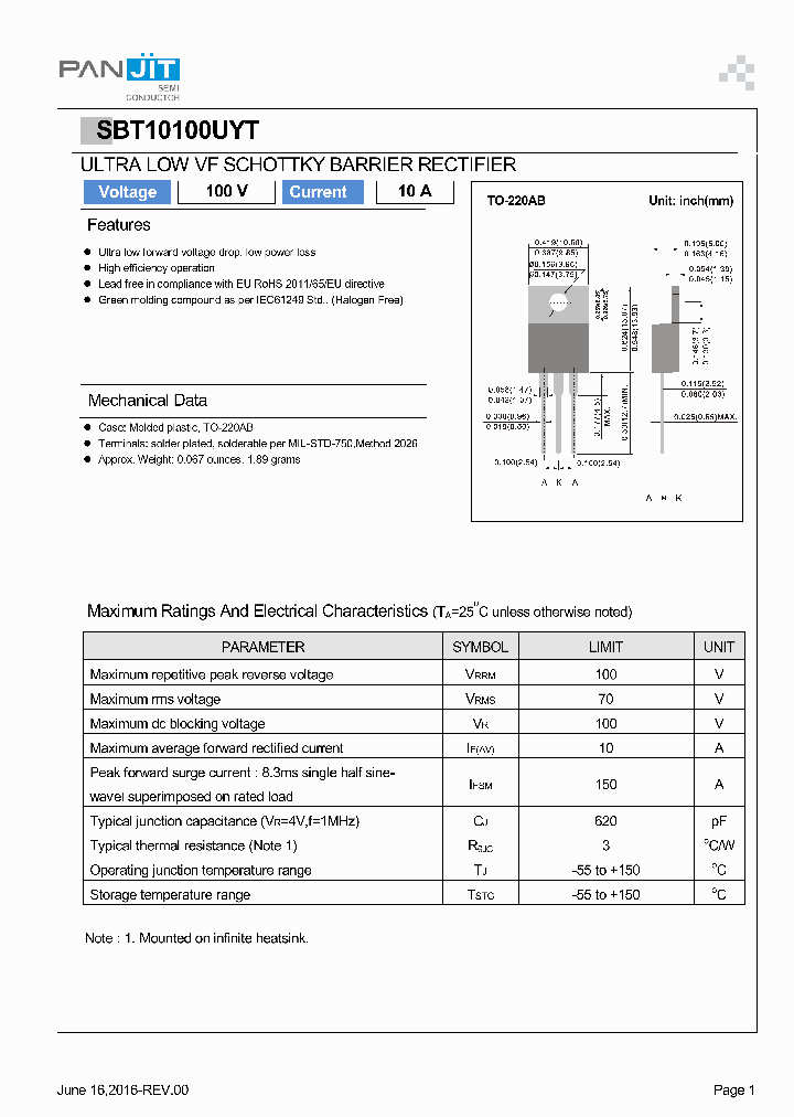 SBT10100UYT-T0-00001_9019237.PDF Datasheet