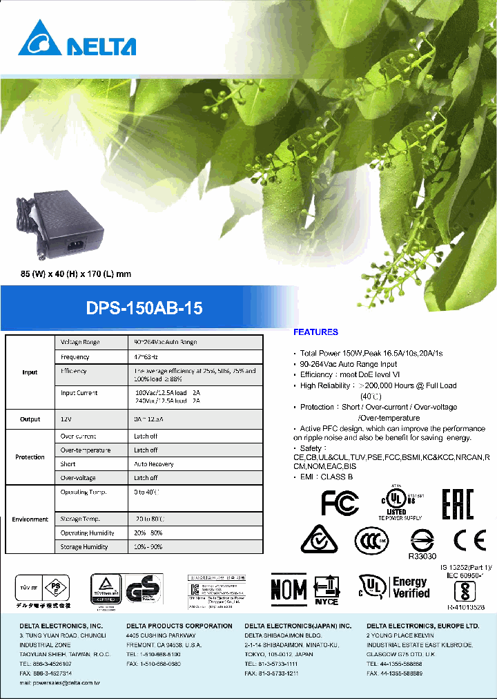 DPS-150AB-15_9019605.PDF Datasheet