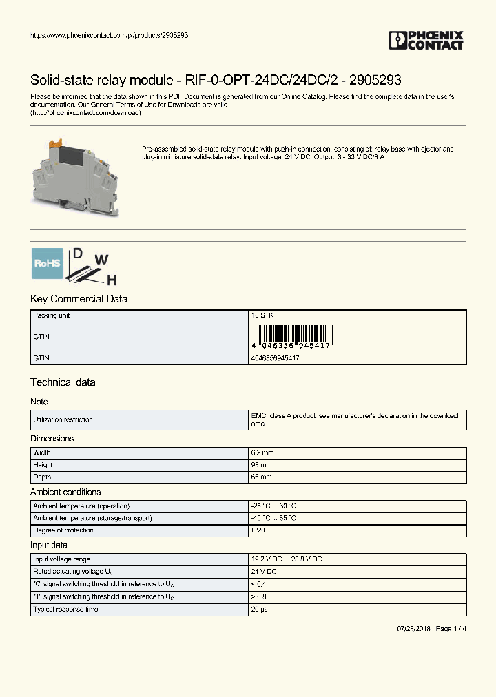 RIF-0-OPT-24DC_9019655.PDF Datasheet