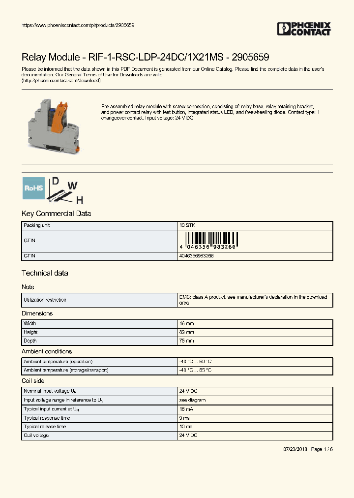 RIF-1-RSC-LDP-24DC_9019660.PDF Datasheet