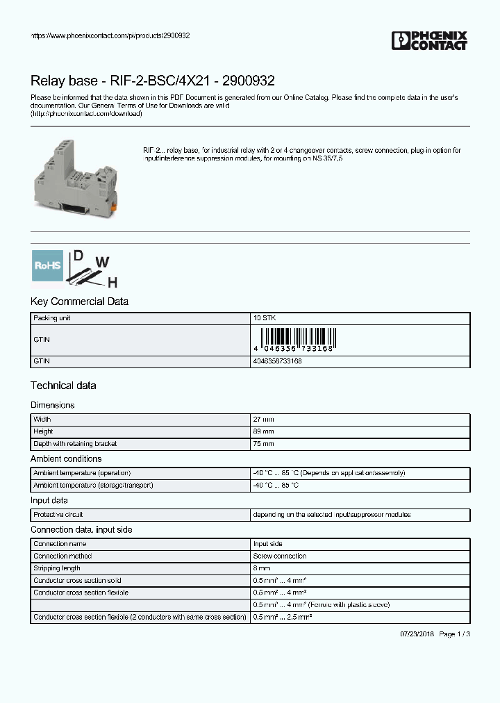 RIF-2-BSC_9019666.PDF Datasheet