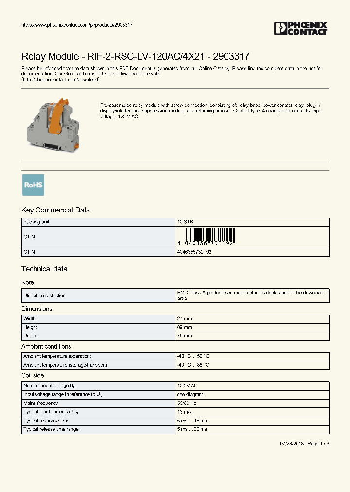 RIF-2-RSC-LV-120AC_9019669.PDF Datasheet