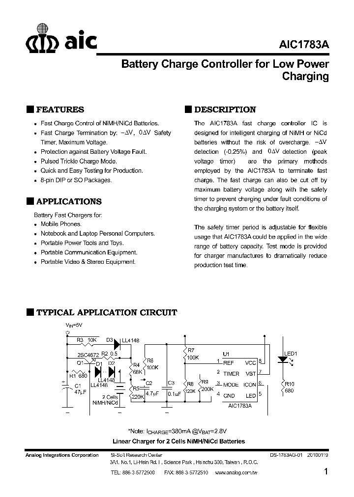 AIC1783A_9019775.PDF Datasheet